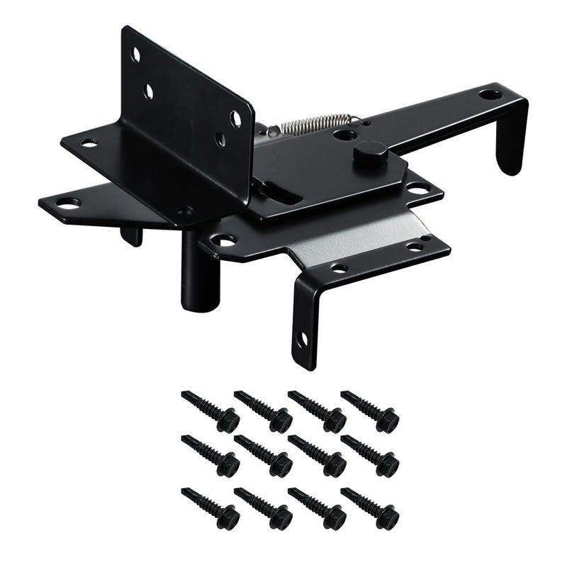 skysen Stainless Steel Vinyl Wood Fence Post Mount Gate Latch(2066 Set) - Image 3